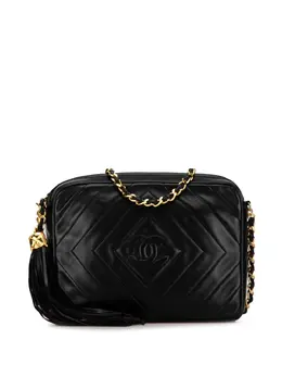 CHANEL Pre-Owned: Чёрная сумка через плечо 