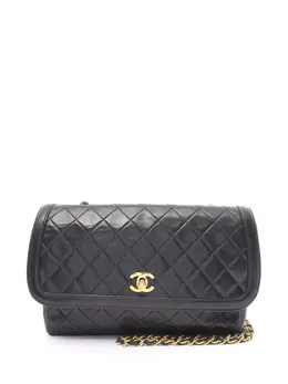 CHANEL Pre-Owned: Чёрная сумка 