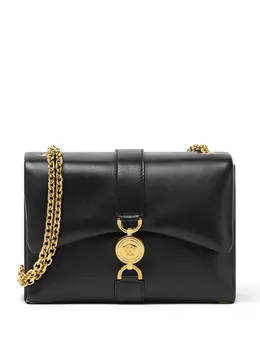 Versace: Чёрная сумка 