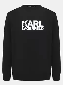 Karl Lagerfeld: Чёрный свитшот 