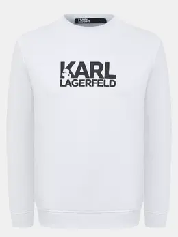 Karl Lagerfeld: Белый свитшот 