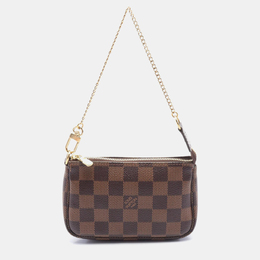 Louis Vuitton: Коричневая сумка  Pochette Accessoires