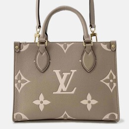 Louis Vuitton: Бежевая сумка-шоппер 