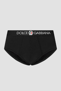 Dolce & Gabbana: Чёрные трусы  Brando