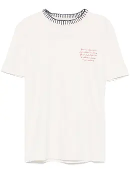 Golden Goose: Белая футболка 
