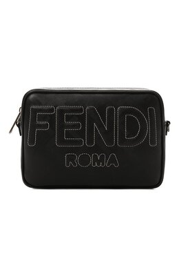 Fendi: Чёрная сумка 