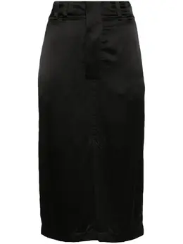 Saint Laurent: Шёлковая юбка 