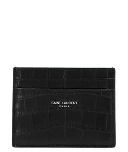 SAINT LAURENT: Картхолдер с принтом 