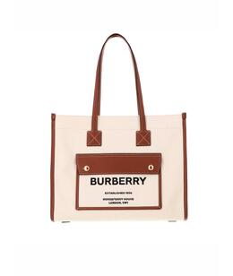 BURBERRY: Бежевая сумка 