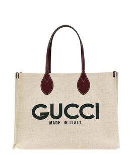 GUCCI: Сумка с принтом 