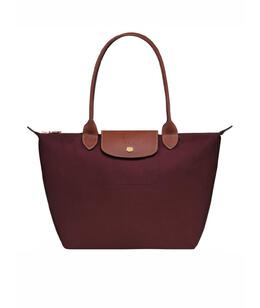 LONGCHAMP: Бордовая сумка 