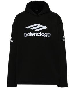 BALENCIAGA: Хлопковая толстовка 