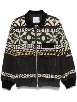 sacai: Куртка с принтом 