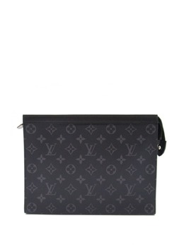 Louis Vuitton Pre-Owned: Чёрный клатч 