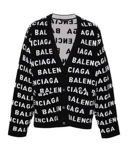 BALENCIAGA: Кардиган из шерсти 