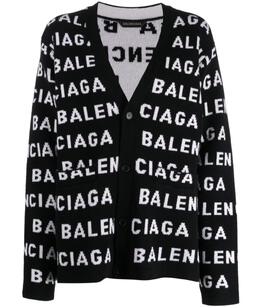 BALENCIAGA: Кардиган из шерсти 