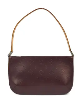 Louis Vuitton Pre-Owned: Тёмная сумка 