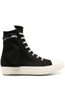 Rick Owens DRKSHDW: Чёрные кроссовки  Cargo