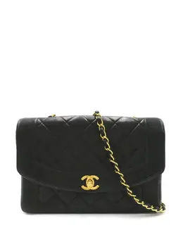 CHANEL Pre-Owned: Чёрная сумка 