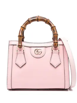 Gucci: Розовая сумка-шоппер 