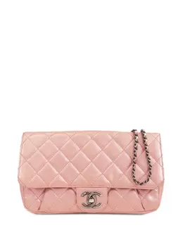 CHANEL Pre-Owned: Розовая сумка через плечо 