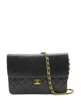 CHANEL Pre-Owned: Чёрная сумка 