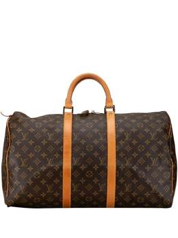 Louis Vuitton Pre-Owned: Коричневая сумка 