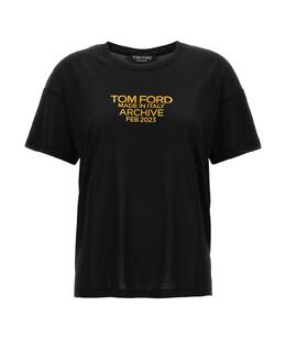 TOM FORD: Шёлковая футболка 