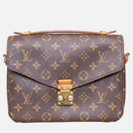 Louis Vuitton: Коричневая сумка  Pochette