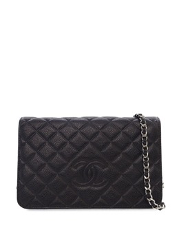 CHANEL Pre-Owned: Чёрный кошелёк 