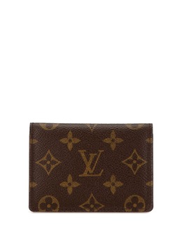 Louis Vuitton Pre-Owned: Коричневый картхолдер 