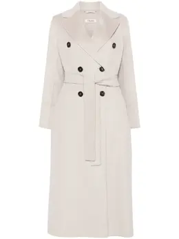 'S Max Mara: Белое пальто 