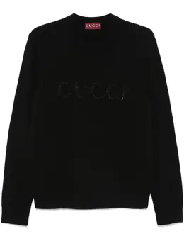 Gucci: Чёрный свитер 