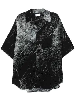 Alexander McQueen: Рубашка с принтом 