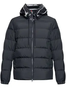 Moncler: Синяя куртка 