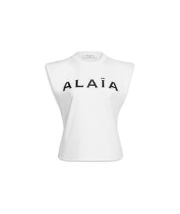 ALAIA: Белая футболка 