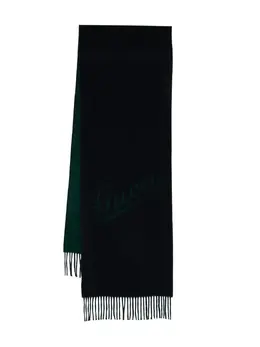 Gucci: Синий шарф 