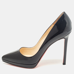 Christian Louboutin: Чёрные туфли  Pigalle