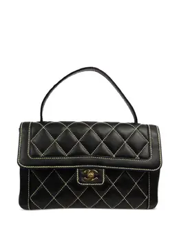 CHANEL Pre-Owned: Чёрная сумка 