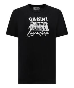 GANNI: Футболка 