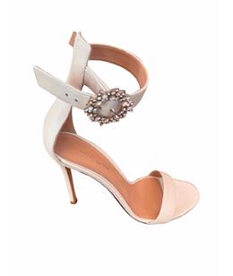 GIANVITO ROSSI: Белые босоножки 