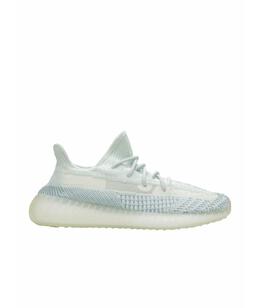 ADIDAS YEEZY: Белые кроссовки 