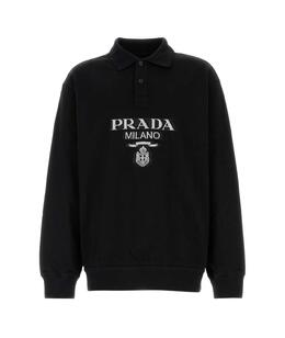 PRADA: Чёрное поло 