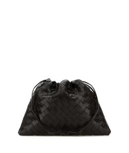 BOTTEGA VENETA: Тёмный клатч 