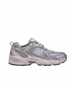 NEW BALANCE: Серебристые кроссовки 