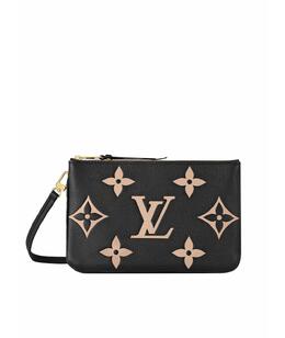 LOUIS VUITTON: Двухцветный клатч 