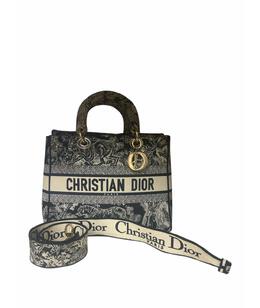 CHRISTIAN DIOR: Бежевая сумка 