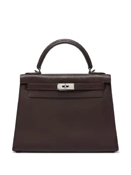 Hermès Pre-Owned: Коричневая сумка-шоппер 