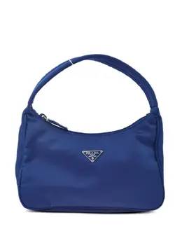 Prada Pre-Owned: Голубая сумка 