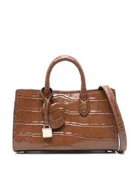 Michael Michael Kors: Коричневая сумка-шоппер 
